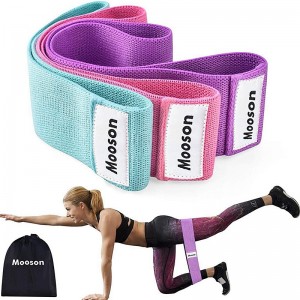 Home Fitness Anti Slip Exercise Wide Resistance Bands Hip Circle