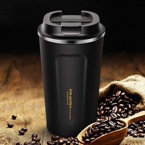 2021 New Style Stainless Steel Groove Coffee Bottle With Custom Logo