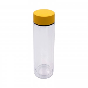 Factory Custom Luxury BPA Free Sublimation Glass Drinking Water Bottle With Bamboo Lid