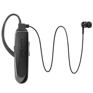 Wireless Mini Bluetooth 5.0 Single Earpiece In-Ear Headphone Business Hands-free Headset for Dirver