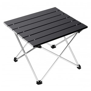 Fold Portable BBQ Beach Adjustable Aluminum Chair Outdoor Picnic Coffee Dining Folding Camping Table